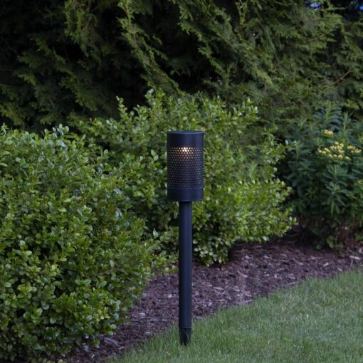 Solcellspollare Blace Svart 46 cm