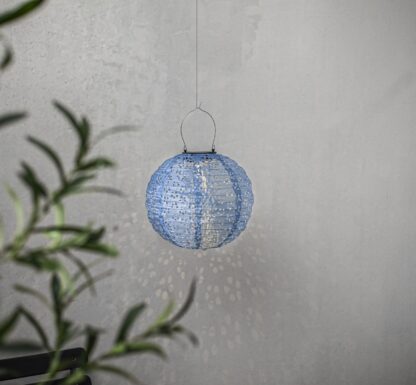 Solcellsbelysning Festa Blå. Solar Garden Light