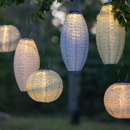 Solcellsbelysning Festa Blå. Solar Garden Light