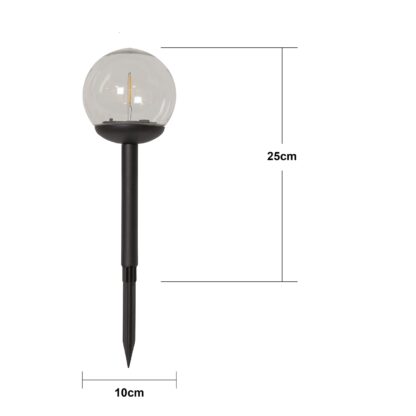 SOLCELLSPOLLARE 3-PACK GLOBE
